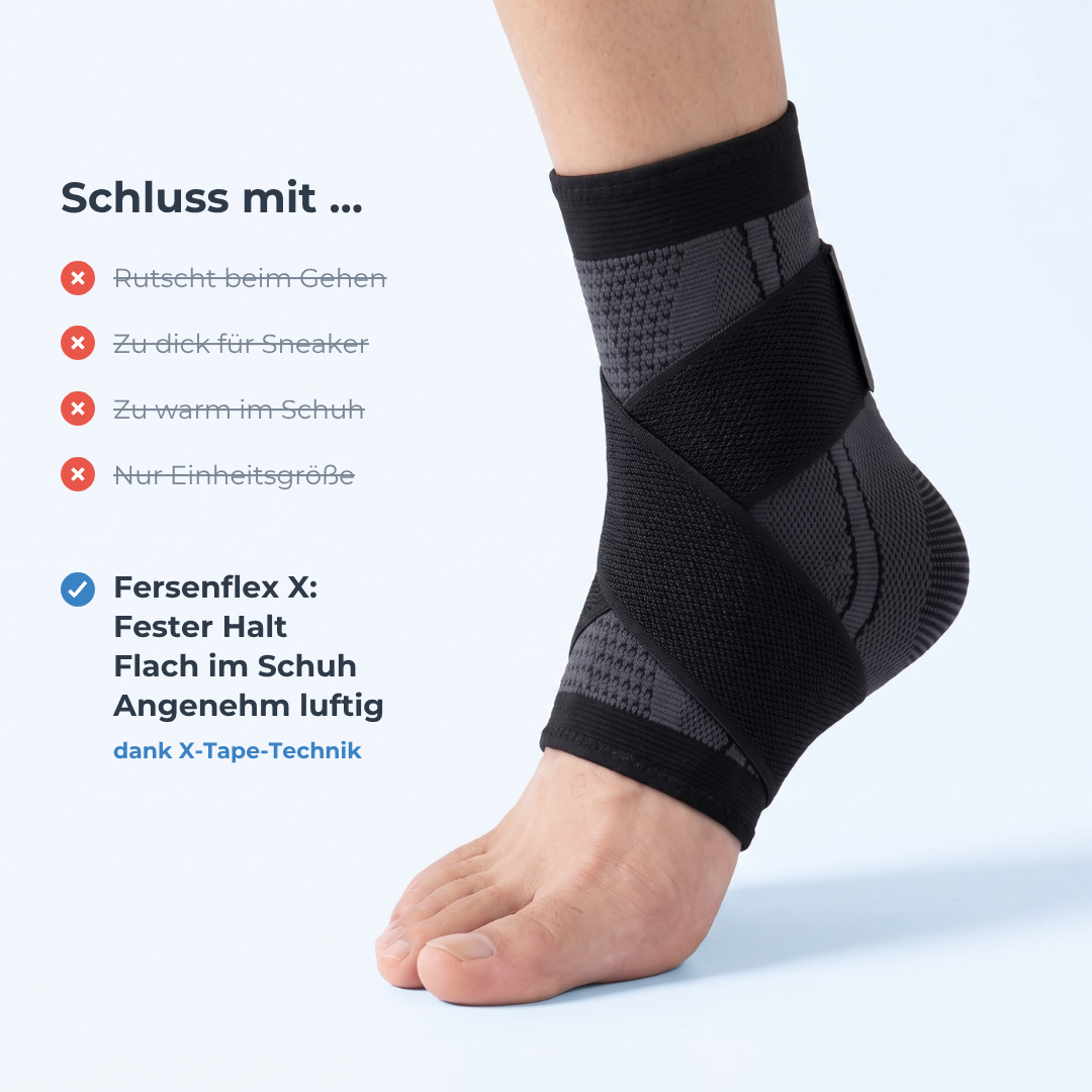 FersenFlex X – Das Tape zum Anziehen
