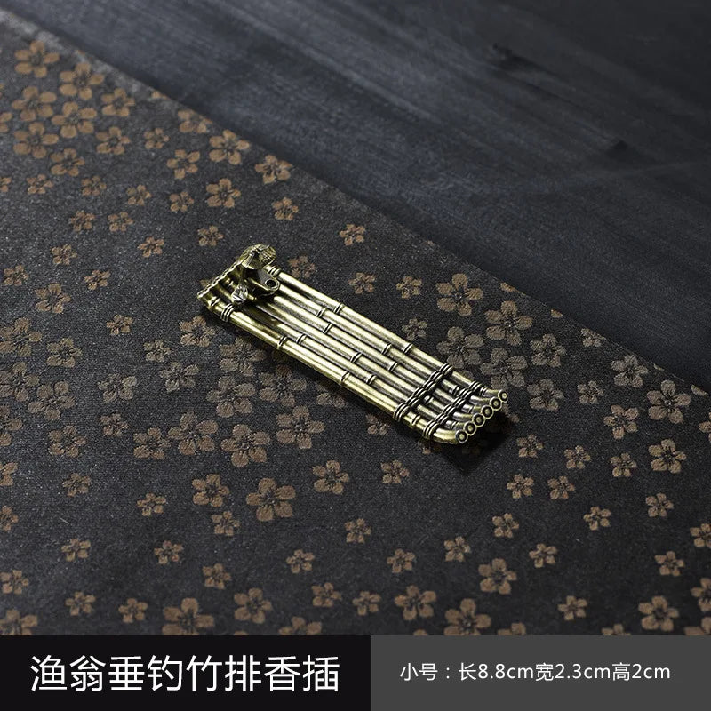 Fisherman fishing incense insert incense seat indoor agarwood incense burner sandalwood burner line incense burner ornament